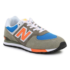 Buty New Balance Jr GC574LA1 szare