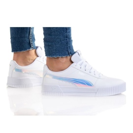 Buty Puma Carina Holo Jr 383741 01 białe