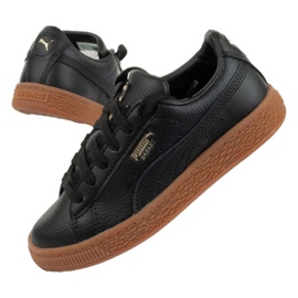 Buty Puma Basket Classic Gum Jr 366669 01 czarne