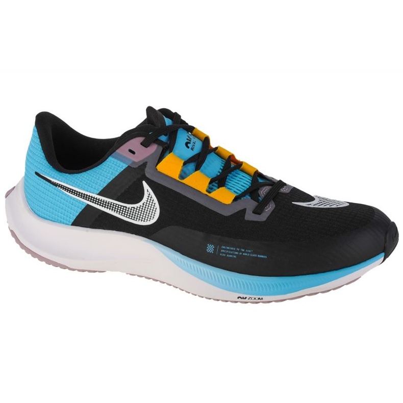 Buty do biegania Nike Air Zoom Rival Fly 3 M DV1032-010 czarne niebieskie