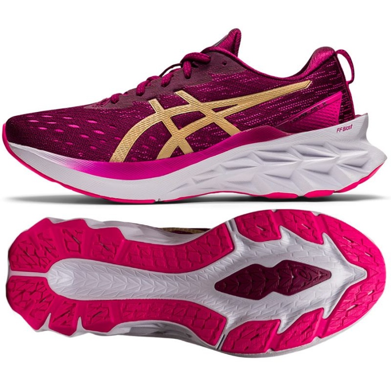 Buty do biegania Asics Novablast 2 W 1012B049-600 fioletowe