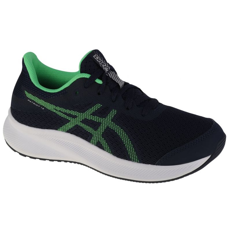 Buty ASICS Patriot 13 Gs Jr 1014A267-401 niebieskie