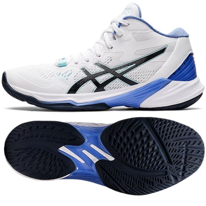 Buty do siatkówki Asics Sky Elite Ff Mt 2 W 1052A054 101 białe białe
