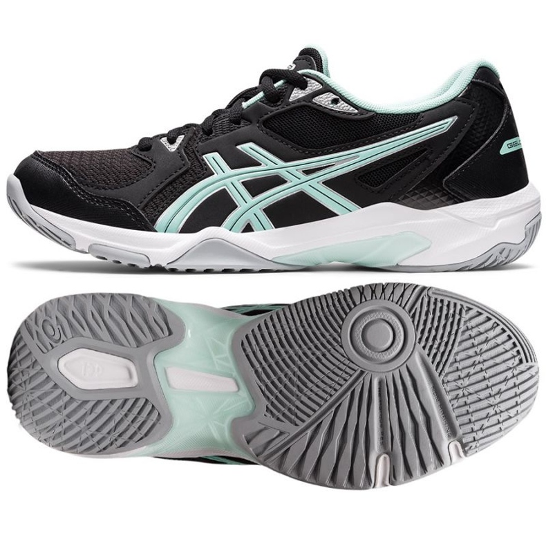 Buty do siatkówki Asics Gel-Rocket 10 W 1072A056 006 czarne czarne