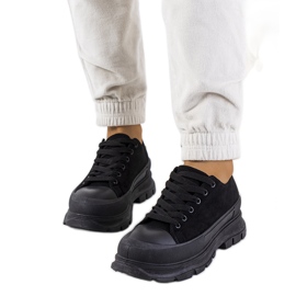 Czarne trampki Catullo