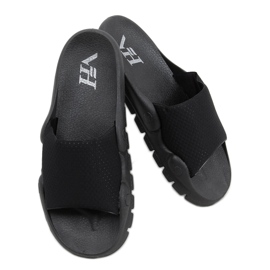 Klapki damskie Wind Black czarne