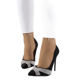 Czarne szpilki Steven