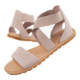 Sandały Sorel Ella Ii Sandal W NL4051-649 różowe