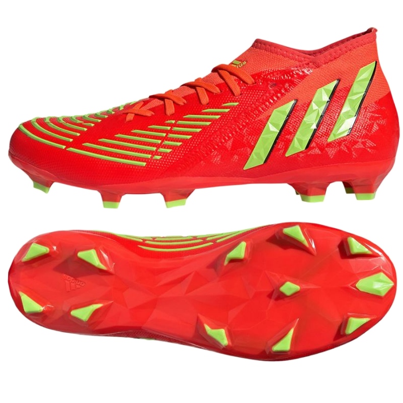 Buty adidas Predator Edge.2 Fg GW1009 czerwone pomarańcze i czerwienie