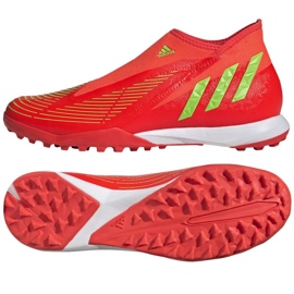 Buty adidas Predator Edge.3 Ll Tf GV8533 czerwone pomarańcze i czerwienie