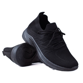 SHELOVET Wygodne Buty Fitness czarne