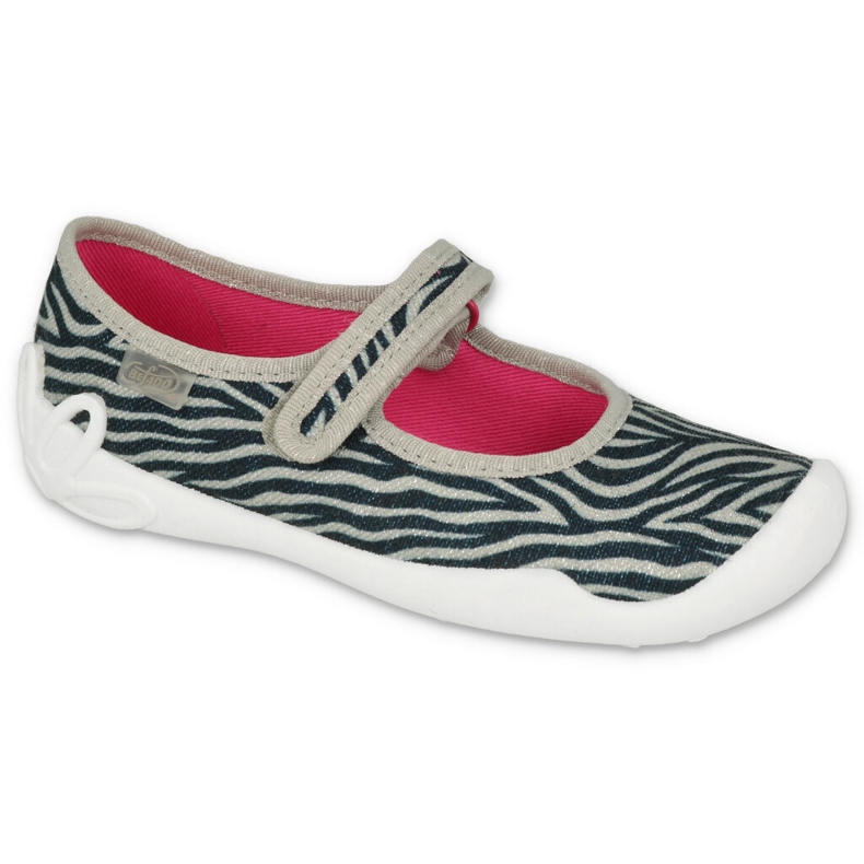 Befado obuwie dziecięce 114Y492 czarne szare