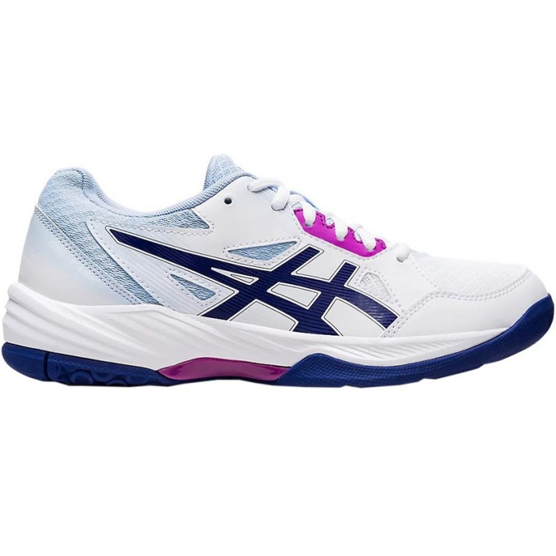 Buty halowe Asics Gel-Task 3 EL-Task 3 W 1072A082 101 białe