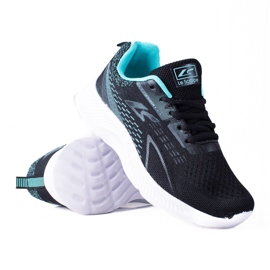 Sznurowane buty sportowe Shelovet czarne z białą podeszwą