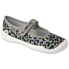 Befado obuwie dziecięce 114Y491 czarne szare