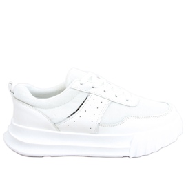 Buty sportowe damskie Perla White białe