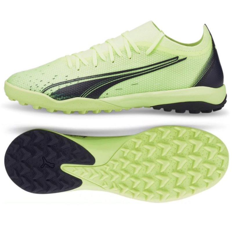 Buty piłkarskie Puma Ultra Match Tt M 106903 01 żółte zielone