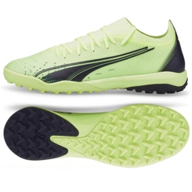 Buty piłkarskie Puma Ultra Match Tt 106903 01 żółte zielone