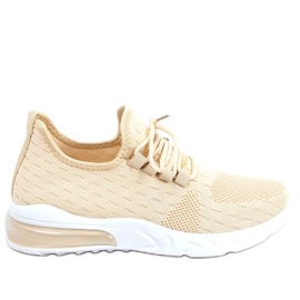 Buty sportowe skarpetkowe Kessi Beige beżowy