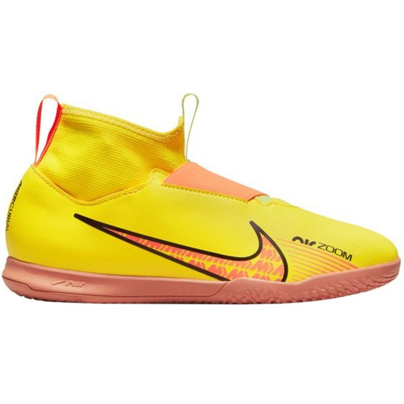 Buty piłkarskie Nike Zoom Mercurial Superfly 9 Academy Ic Jr DJ5615 780 żółte żółcie