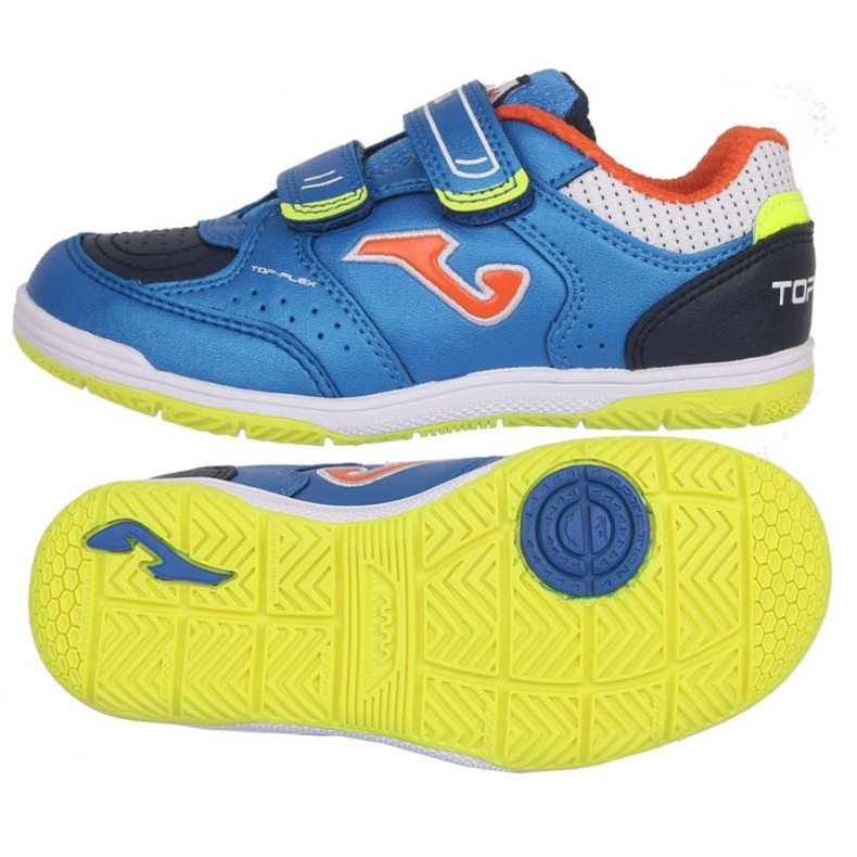 Buty piłkarskie Joma Top Flex 2204 In Jr TPJW2204INV niebieskie niebieskie