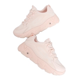 Buty sportowe damskie Frances Pink różowe