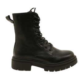 Damskie glany czarne workery botki Evento 21BT35-4235