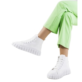 BM Białe trampki na platformie Horizo