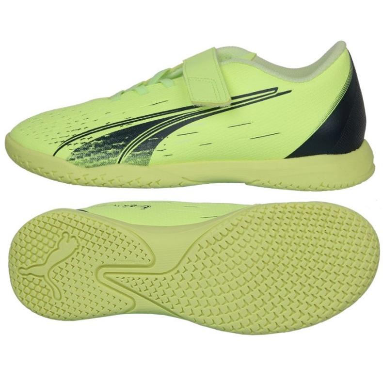 Buty Puma Ultra Play It V Jr 106929 01 zielone zielone
