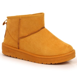 Śniegowce na platformie Big Star INT1749B camel brązowe