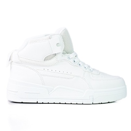 Sneakersy damskie Shelovet z wysoką cholewką białe