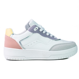 Sportowe buty damskie Shelovet na białej platformie