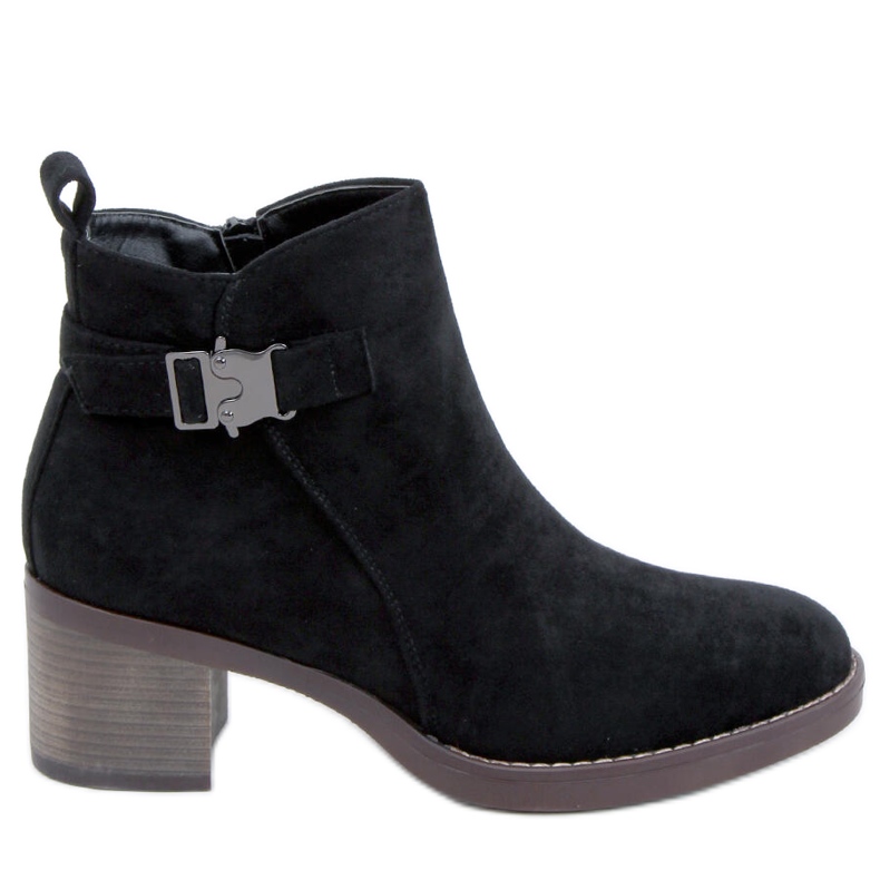 Botki klasyczne na obcasie Marsha Black czarne