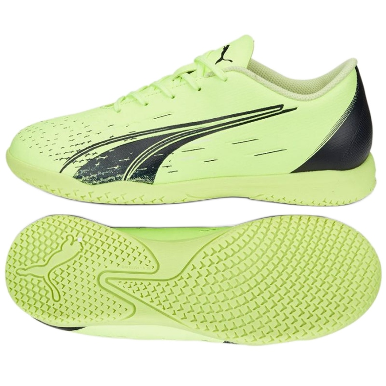 Buty Puma Ultra Match Ll FG/AG Jr 106919 01 żółty/seledyn zielone