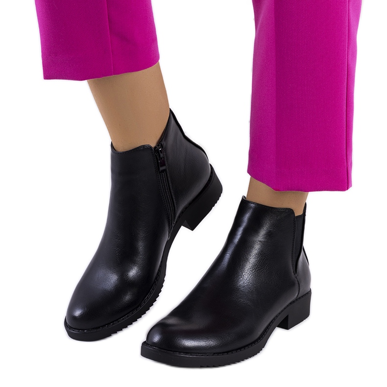 Czarne sztyblety Nagoja