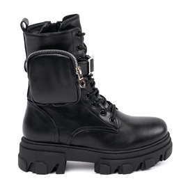 Workery damskie z kieszonką Shelovet czarne