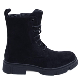 Workery sznurowane Turner Black czarne