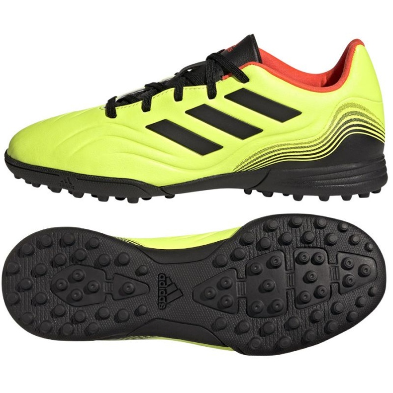 Buty piłkarskie adidas Copa Sense.3 Tf Jr GZ1378 żółte żółcie
