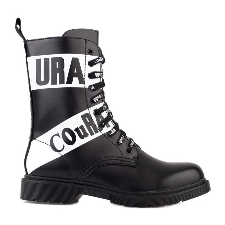 Czarne workery damskie