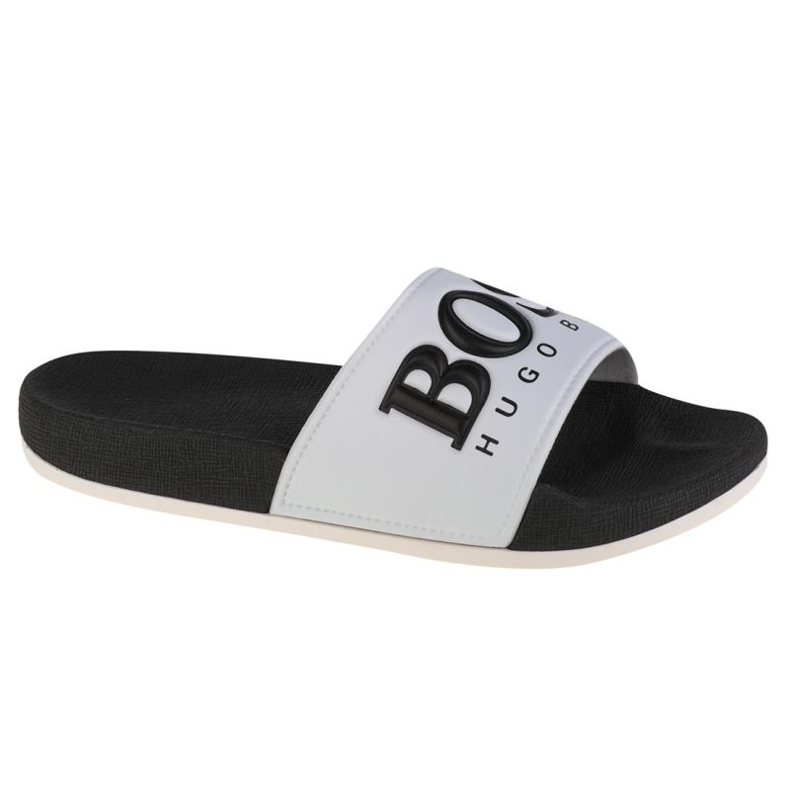 Klapki Boss Sandals J29275-10B białe czarne
