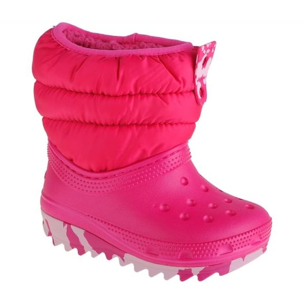 Buty Crocs Classic Neo Puff Boot Toddler Jr 207683-6X0 różowe