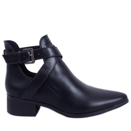 PA1 Botki cut out Hewitt Black czarne