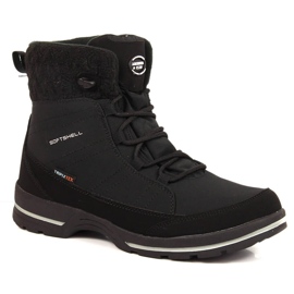 Wodoodporne buty trekkingowe śniegowce ocieplane American Club czarne