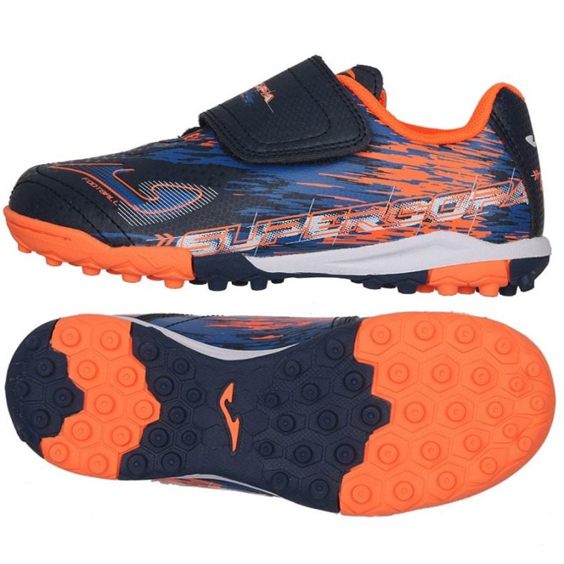 Buty piłkarskie Joma Super Copa 2004 Tf Jr SCJW2203TFV wielokolorowe niebieskie