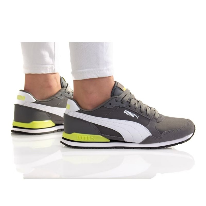 Buty Puma St Runner V3 Nl Jr 38490104 szare