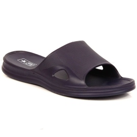 Klapki NEWS M EVE375B granatowe