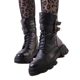 PA1 Czarne workery damskie Lupins