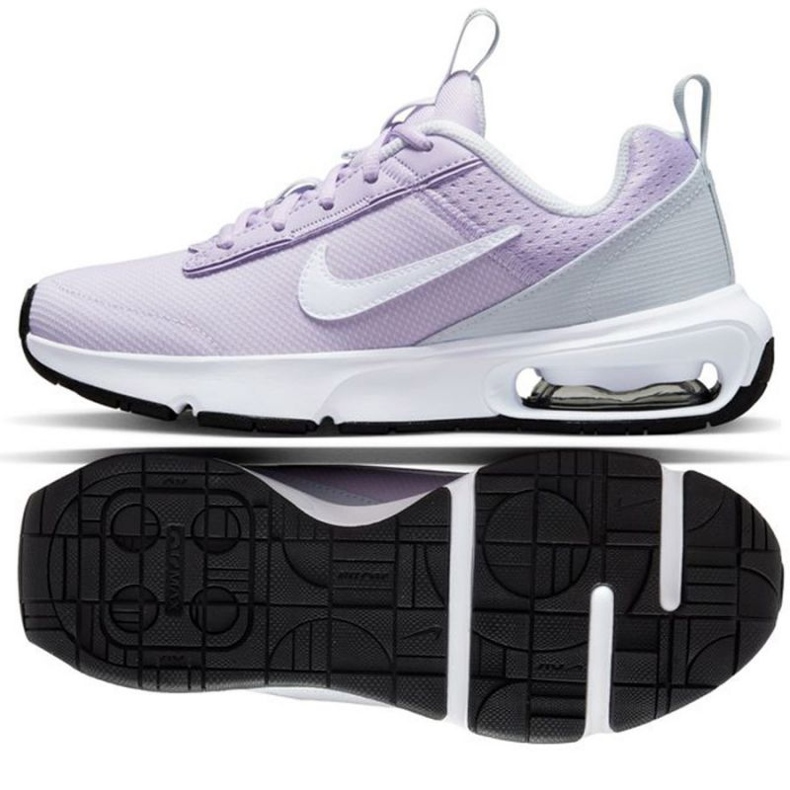 Buty do biegania Nike Air Max Intrlk Lite Jr DH9393 500 fioletowe szare