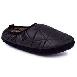 Męskie Wsuwane Papcie Big Star KK174365 Czarne