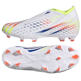 Buty piłkarskie adidas Predator Edge.3 Ll Fg Jr GW0984 białe białe